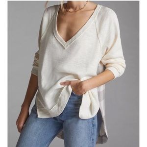 Anthropologie Pilcro V-Neck Top Size XS